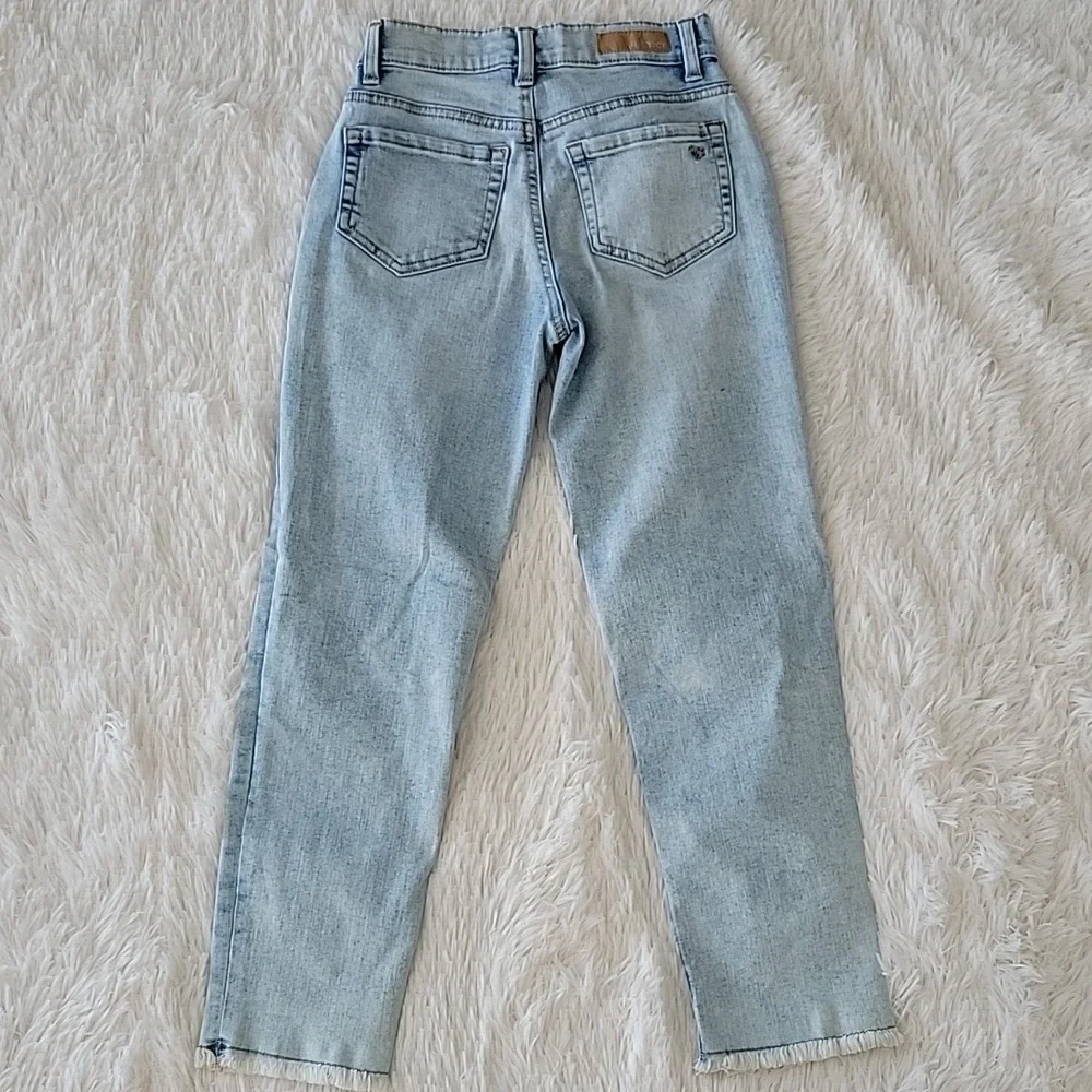 Justice Jeans Bundle 3 Pairs Size 12 Slim Mini Mom Dark, Flippy Sequins, Purple